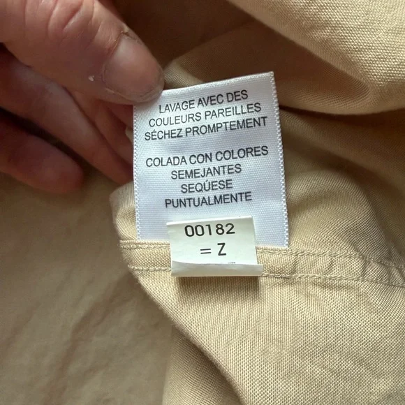 Tommy Hilfiger Men's Tan Dress Shirt - Picture 7 of 11